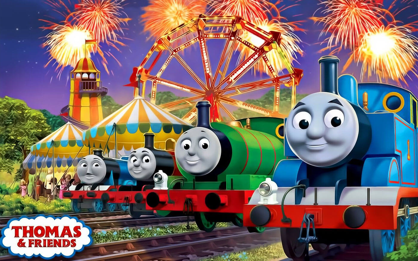 thomas and friends with all characters